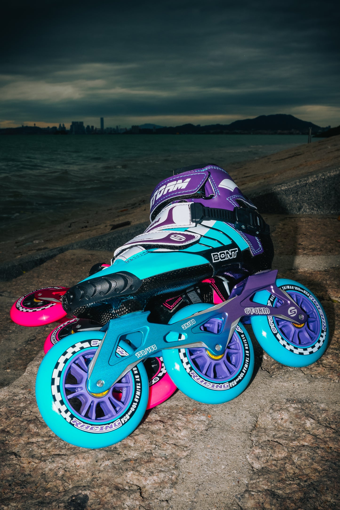Storm T3 Tina Speed Slalom Skates-Blue