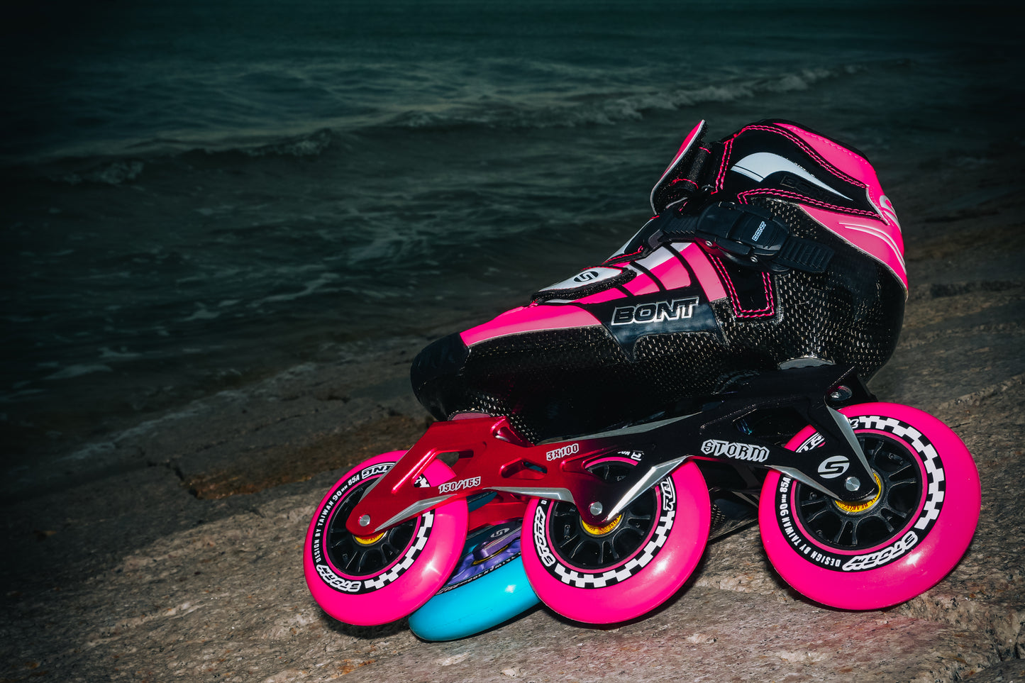 Storm T3 Tina Speed Slalom Skates-Pink