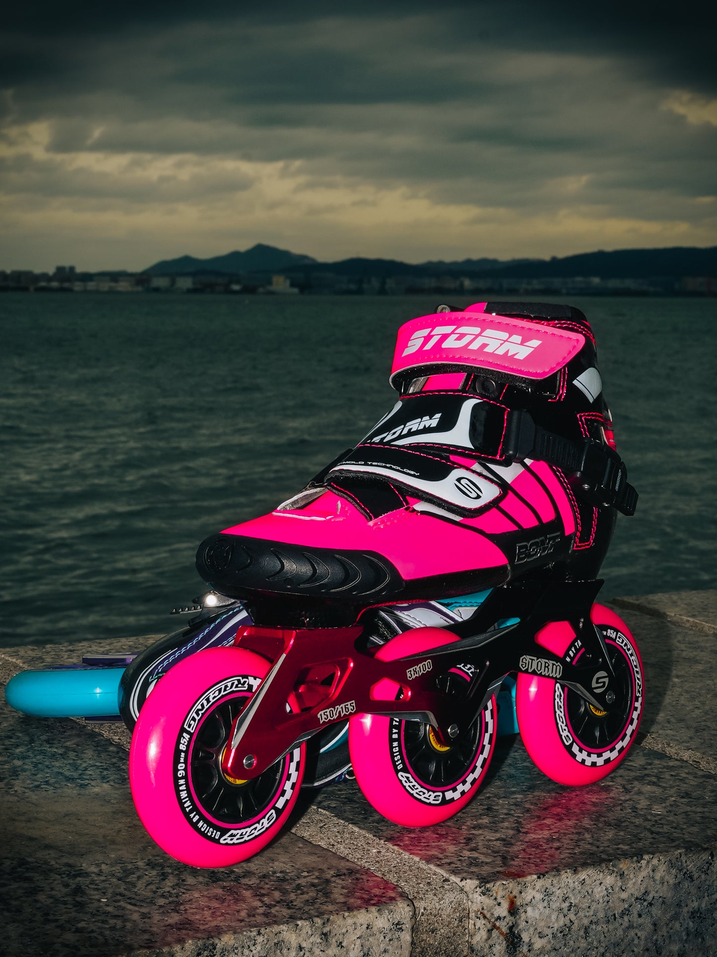 Storm T3 Tina Speed Slalom Skates-Pink