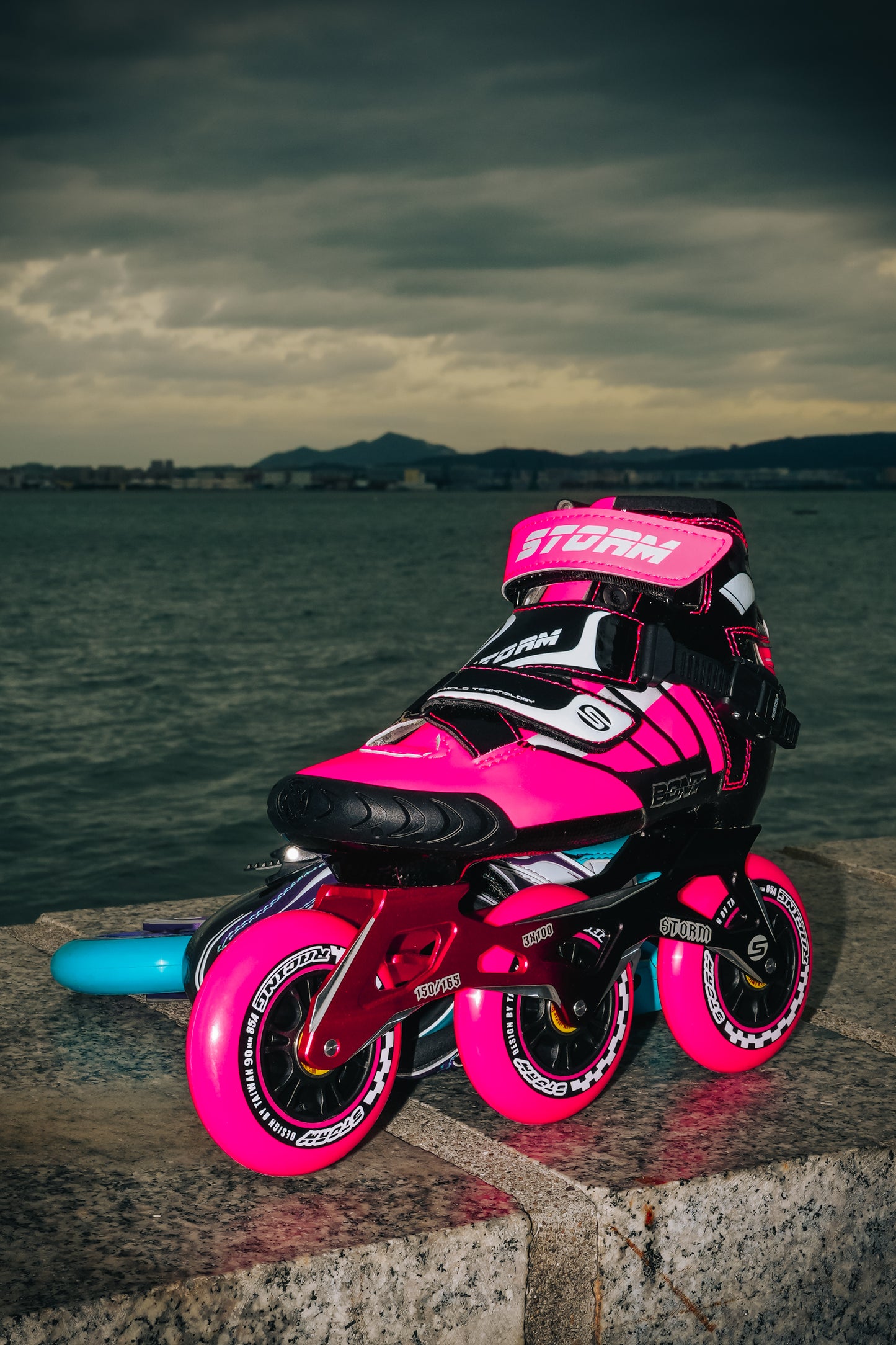Storm T3 Tina Speed Slalom Skates-Pink