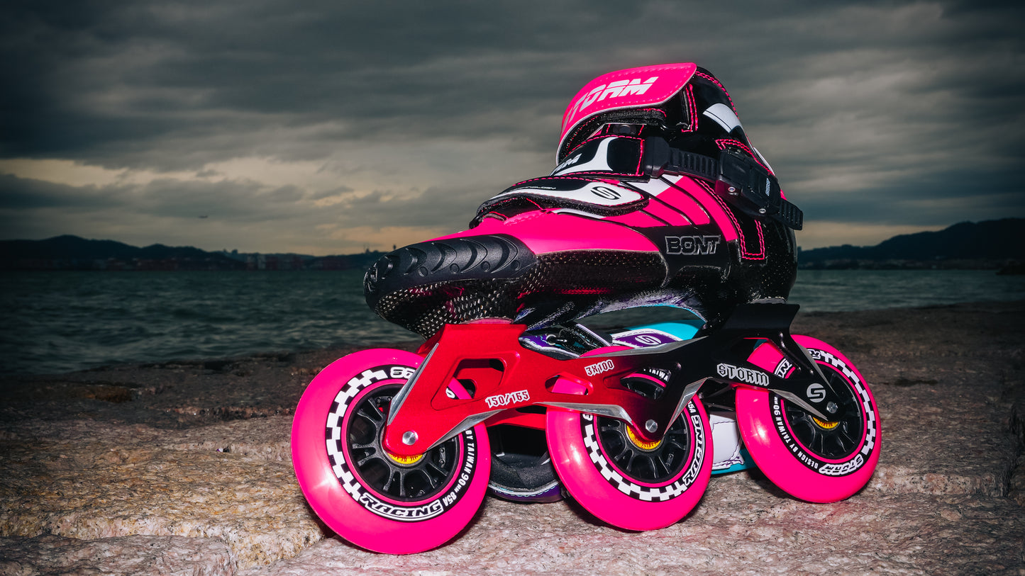 Storm T3 Tina Speed Slalom Skates-Pink
