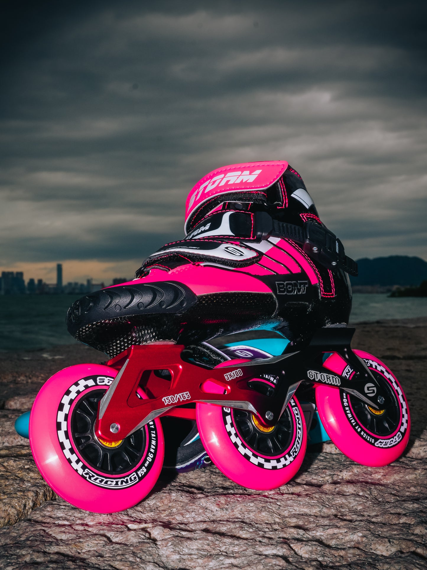 Storm T3 Tina Speed Slalom Skates-Pink