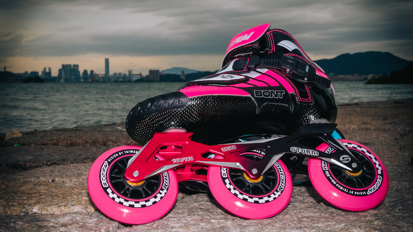 Storm T3 Tina Speed Slalom Skates-Pink