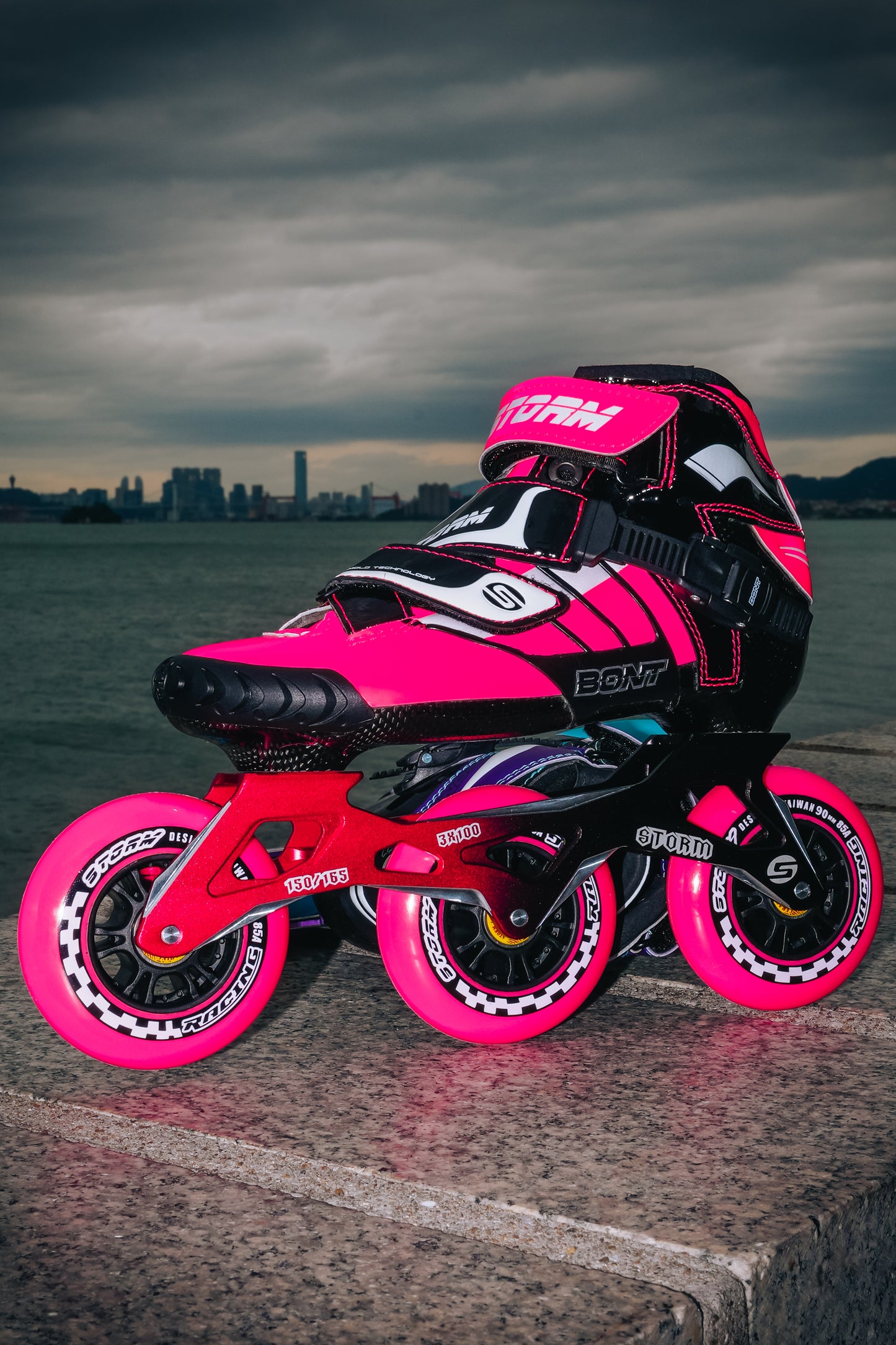 Storm T3 Tina Speed Slalom Skates-Pink