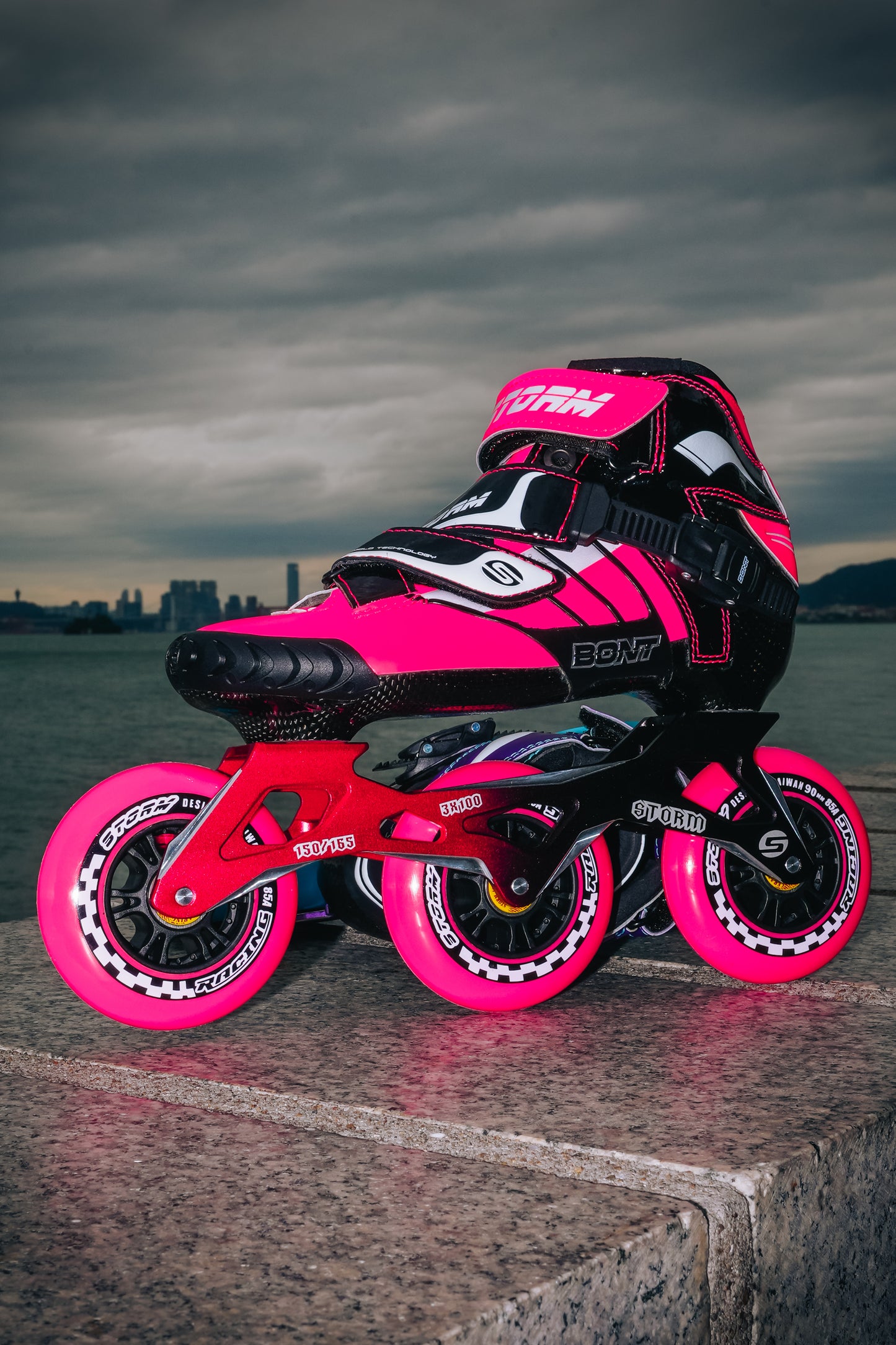 Storm T3 Tina Speed Slalom Skates-Pink