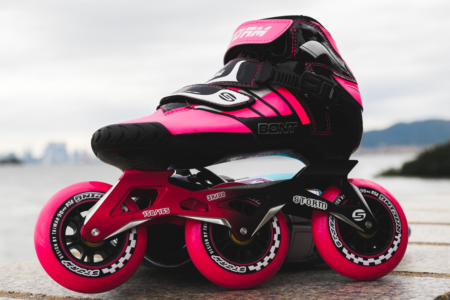 Storm T3 Tina Speed Slalom Skates-Pink