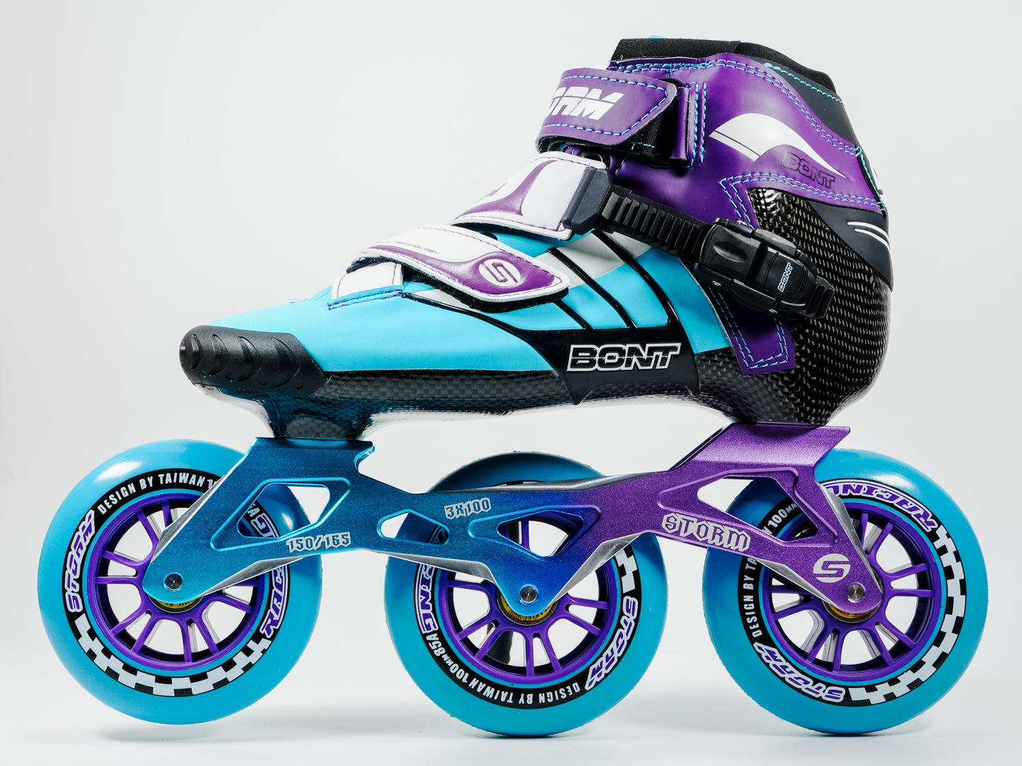 Storm T3 Tina Speed Slalom Skates-Blue