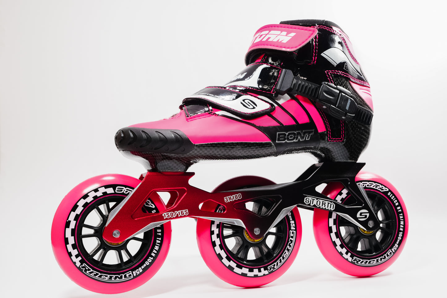 Storm T3 Tina Speed Slalom Skates-Pink