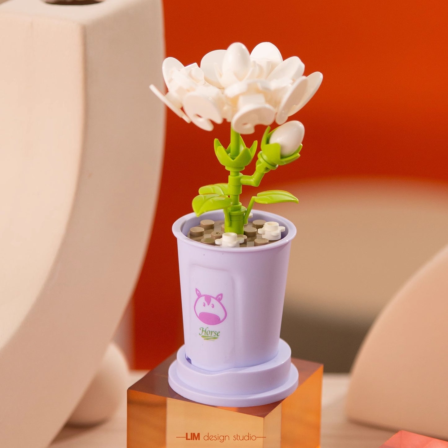 (not for sale)Building Blocks- Flower