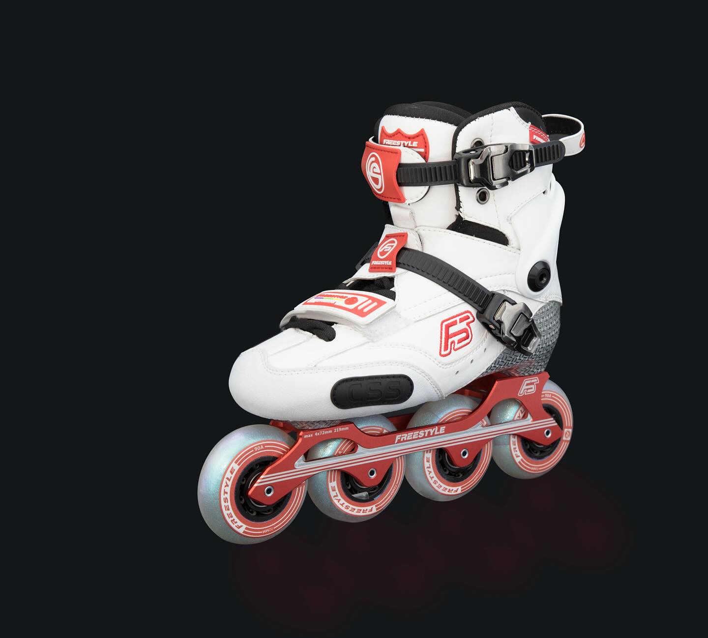 FREESTYLE CSS Carbon Inline Skates-White