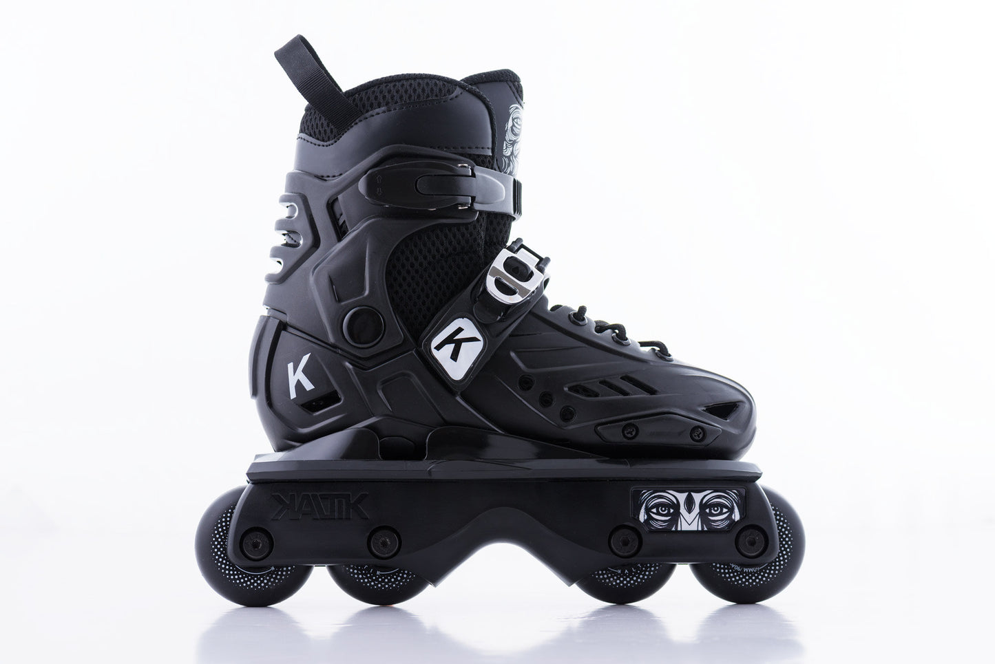 KALTIK Ninja Aggressive Inline Skates-Black