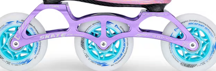 SKATING START C-Pro Inline Speed Skate Frames-Purple