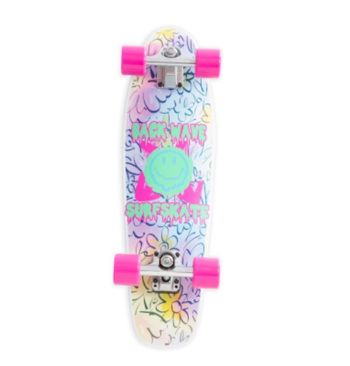 Surf Skateboard-Pink 26 Inches