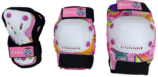 FELLOW Kids Pro Protection Pack-White Pink