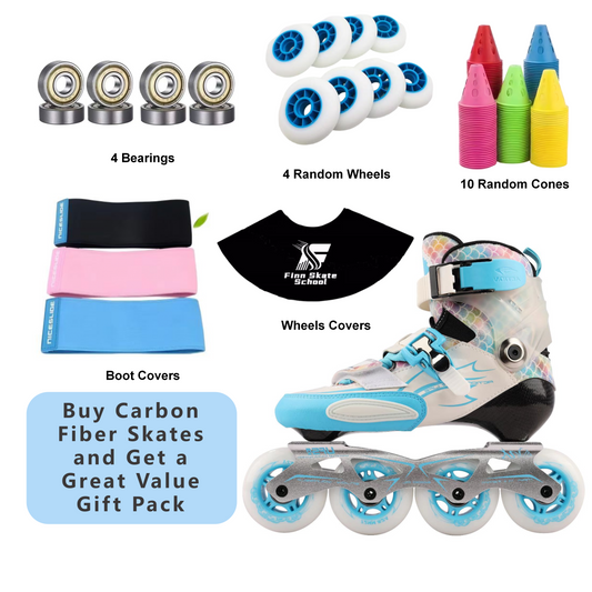 ACTION Koi Carbon Inline Skates-Blue