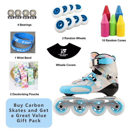 ACTION Koi Carbon Inline Skates-Blue