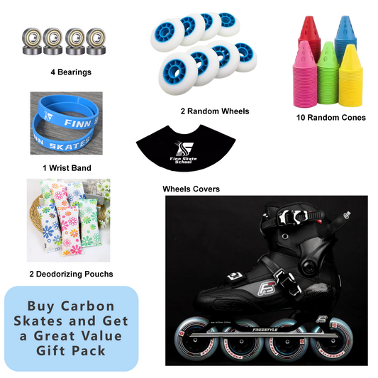 FREESTYLE CSS Carbon Inline Skates-Black