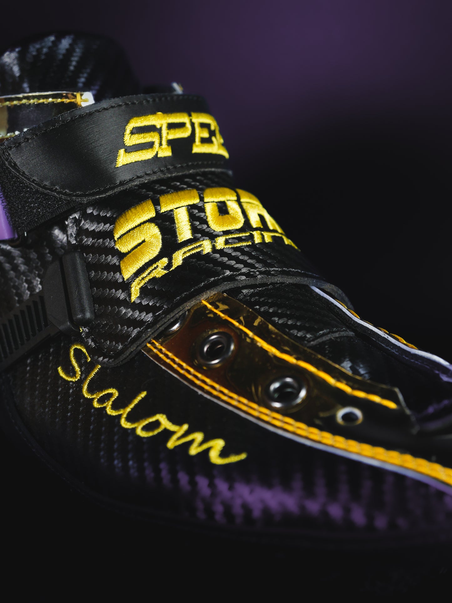 Storm T1 Speed Slalom Boot-Black Gold