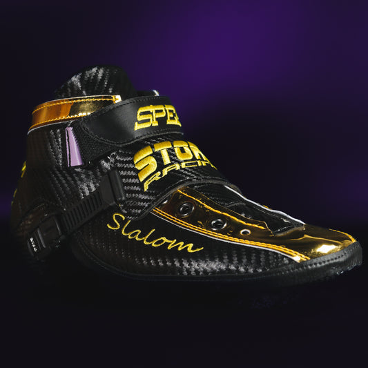 Storm T1 Speed Slalom Boot-Black Gold