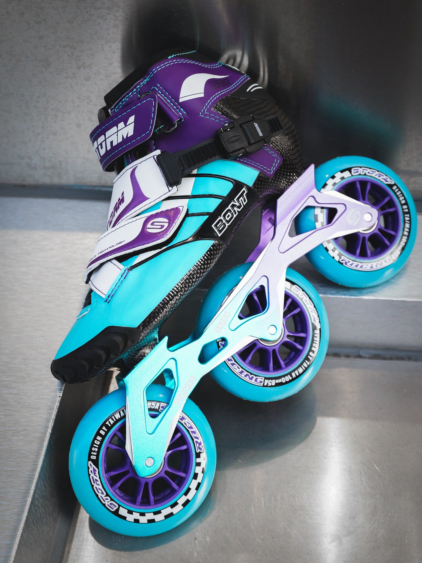Storm T3 Tina Speed Slalom Skates-Blue