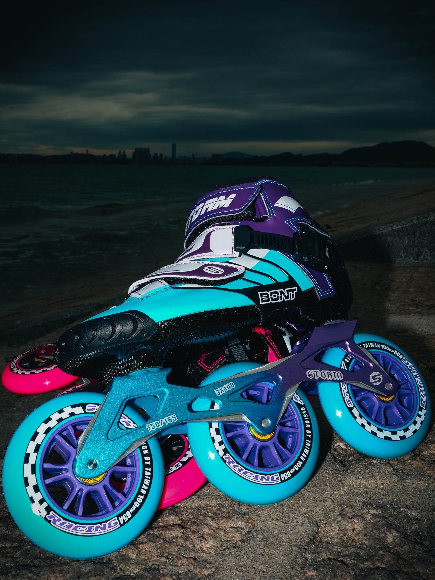Storm T3 Tina Speed Slalom Skates-Blue