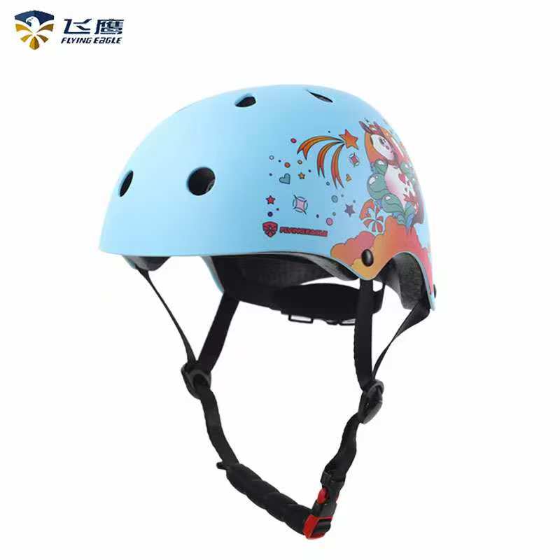 FLYING EAGLE H1 Pro Skate Helmet Blue Rider