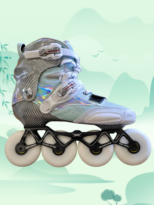 FINN SKATES Carbon Inline Skates-Green