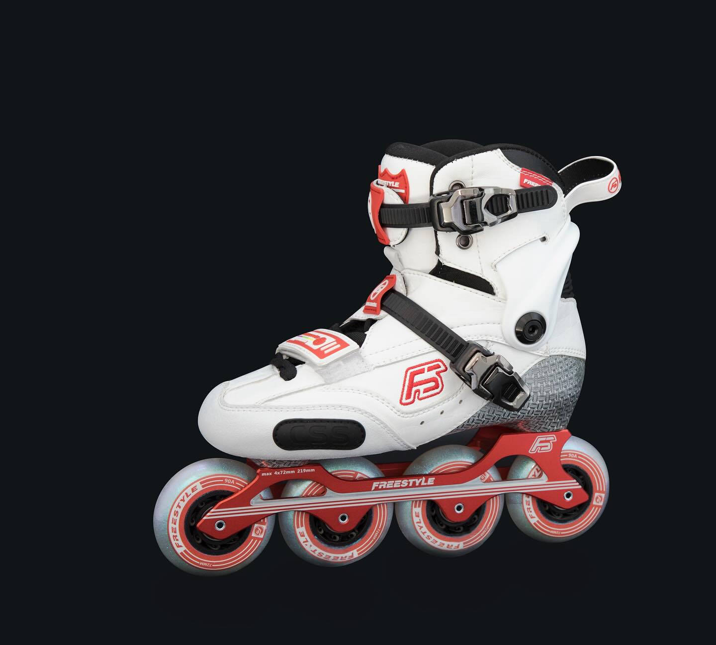 FREESTYLE CSS Carbon Inline Skates-White