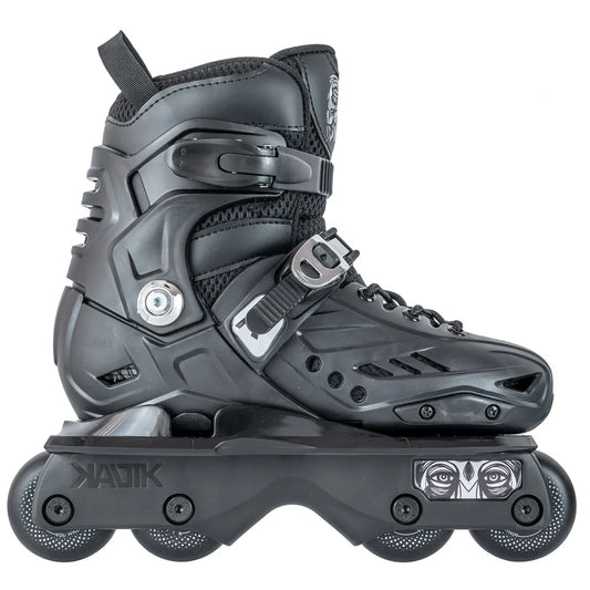 KALTIK Ninja Aggressive Inline Skates-Black