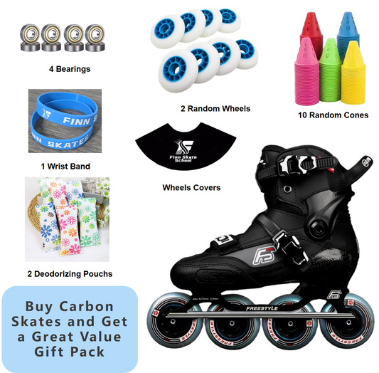 FREESTYLE CSS Carbon Inline Skates-Black
